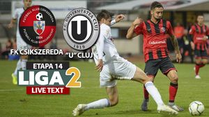 ”U” Cluj o ia la vale! Echipa lui Costel Enache pierde și cu FK Csikszereda și ajunge la trei eșecuri consecutive. Ciucanii trec peste clujeni în clasament