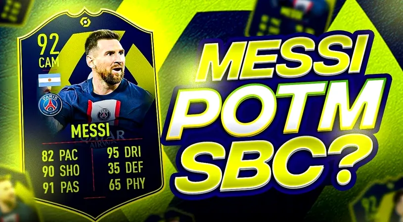 POTM Lionel Messi în FIFA 23! Șutul, pasa și dribling-ul sunt cele mai bune atribute ale cardului