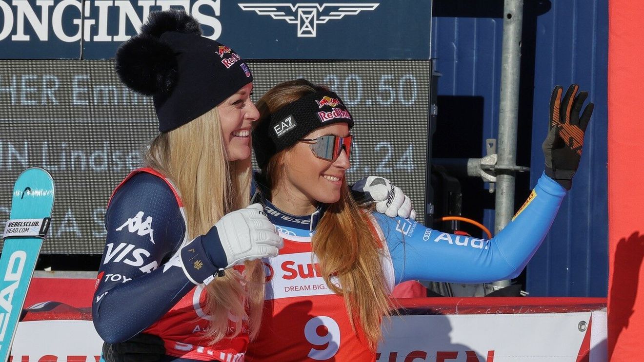Sorana Cîrstea a mers la Cupa Mondială de schi alpin și a filmat momente uimitoare cu Lindsey Vonn, după ce americanca a urcat din nou pe podium. VIDEO