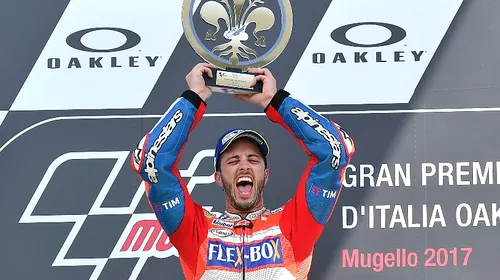 Andrea Dovizioso, primul stăpân din MotoGP! Pilotul Ducati a câștigat în Qatar după un duel la limită cu Marquez. Podium pentru Valentino Rossi