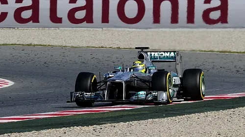 Nico Rosberg cel mai rapid pilot al zilei!** Germanul celor de la Mercedes s-a impus în ultima zi de teste de la Barcelona