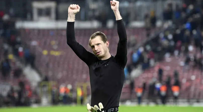 CFR Cluj, super lovitură înaintea derby-ului cu FCSB. Giedrius Arlauskis a semnat noul contract