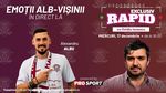 Rapid așteaptă derby-ul cu FCSB din postura de lider al ligii 1, iar noi vă aducem ultimele detalii despre partida de duminică seară, în direct la „EXCLUSIV RAPID”, de la 18:00, pe YouTube – ProSport