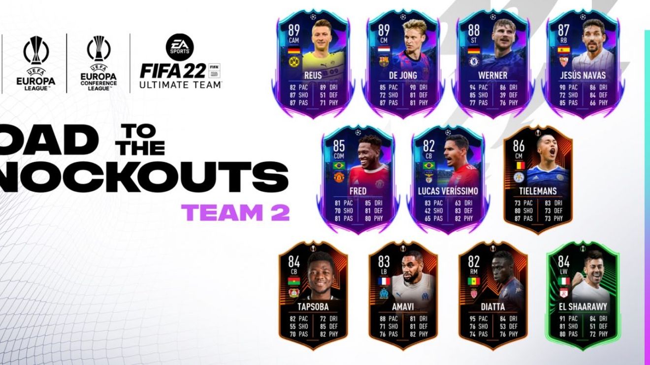 Evenimentul Road to The Knockouts și-a lansat a doua echipă în FIFA 22