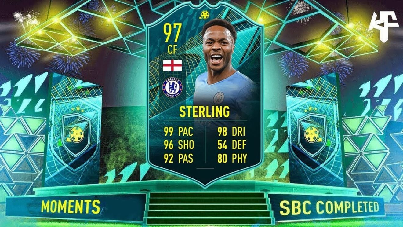 Raheem Sterling în FIFA 22! Ce card a primit atacantul din partea EA Sports