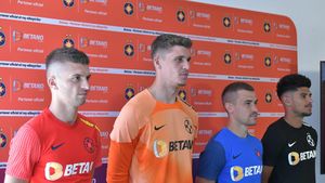 Basarab Panduru, glume pe seama echipamentului FCSB pe care apare sigla suporterilor: „Depinde de atmosfera de pe lângă echipă”