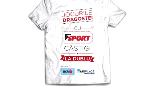 Jocurile Dragostei | Cu ProSport câștigi la dublu: am pregătit un concurs pe cupluri, chiar de Dragobete. Premiul cel mare: o bijuterie de la Teilor