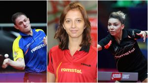 GALERIE FOTO | Antrenament în stil comando pentru echipele de tenis de masă. Componența lotului tricolor la CE din Nantes