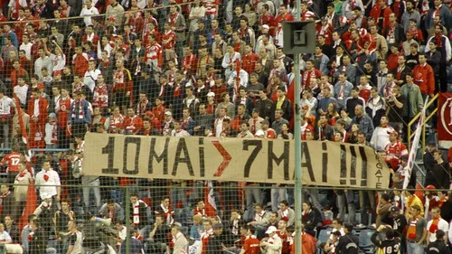 Derby de România!** Războiul din tribune, mereu la înălțime! Vezi cele mai tari mesaje de la Dinamo-Steaua!