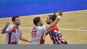 JUCĂ‚TORUL etapei a 15-a în Liga Zimbrilor la handbal masculin a fost dat de partida Steaua - HC Odorhei