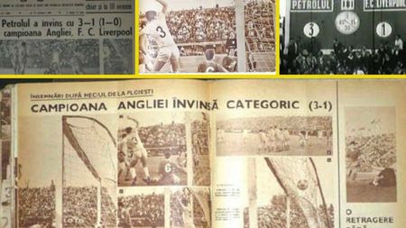 Petrolul a celebrat 48 de ani de la victoria din meciul cu Liverpool