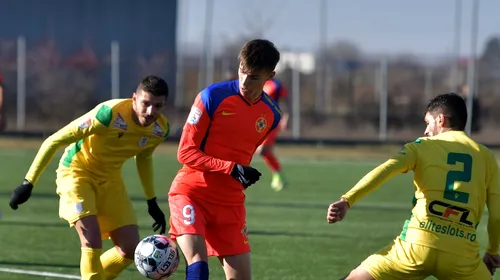 FCSB, remiză în amicalul cu CS Mioveni! Florin Tănase n-a făcut parte din lotul roș-albaștrilor | VIDEO&FOTO