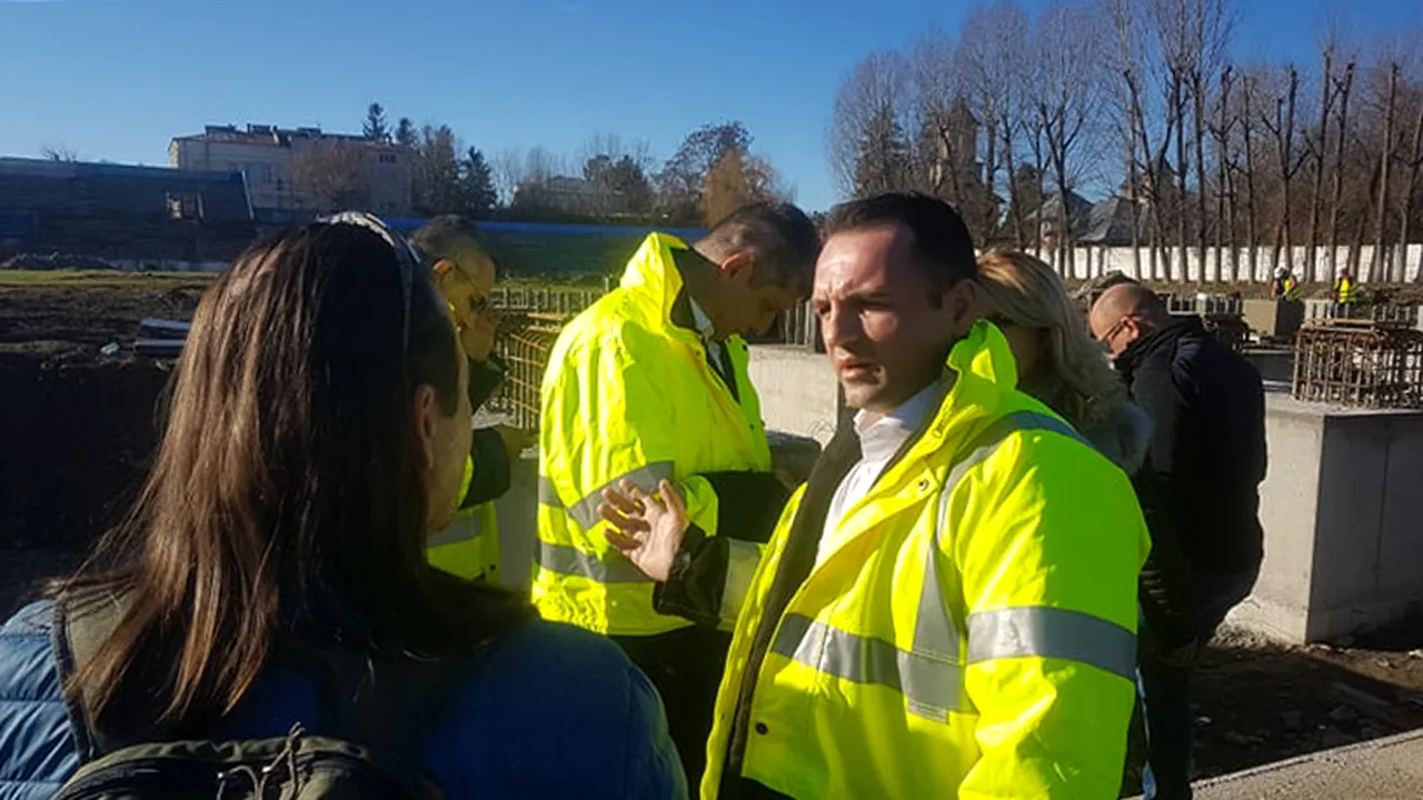 Promisiunile primarului din Târgoviște după rezilierea contractului cu proiectantul stadionului ”Eugen Popescu”. FOTO | Cum arată acum stadiul lucrărilor și când ar putea reveni acasă Chindia