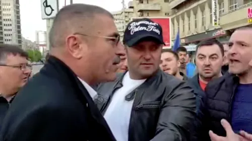 VIDEO | Vasile Cîtea, președintele FR Box, în conflict cu protestatarii la mitingul PSD. Scene reprobabile la Iași