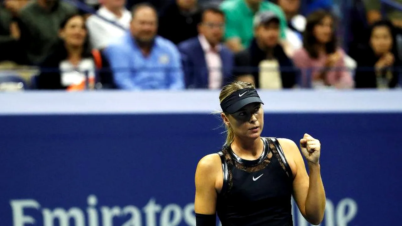 Wozniacki a lovit prima, Șarapova  a răspuns. Rusoaica și-a pus la punct rivala în câteva cuvinte, după calificarea în a a cincea 