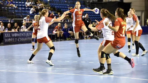 România va juca pentru locurile 7-8 la Mondialul de handbal tineret, după ce a fost învinsă din nou la scor de Danemarca. Franța, ultimul adversar la Debrecen