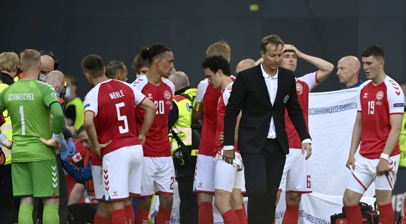 Selecționerul Danemarcei, acuzații grave la adresa UEFA după ce Christian Eriksen a suferit un stop cardiac. „Au pus presiune pe noi!”