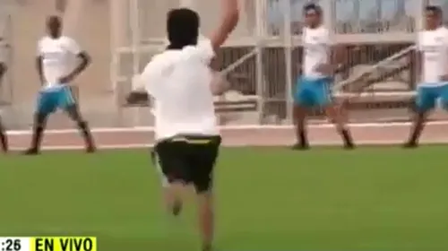 Moment inedit la antrenamentul naționalei Columbiei. VIDEO | Un copil a intrat pe teren pentru a face un selfie cu Radamel Falcao