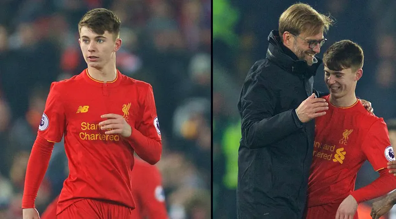 O pagină de istorie aseară în Cupa Ligii Angliei:  Ben Woodburn a devenit cel mai tânăr marcator pentru Liverpool 