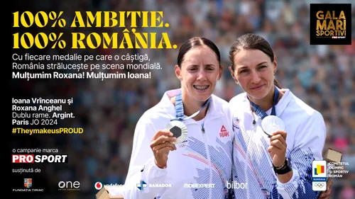 Ioana Vrînceanu şi Roxana Anghel, premiate la Gala Mari Sportivi 2024! Au câștigat medalia de argint la dublu rame feminin, la Jocurile Olimpice de la Paris