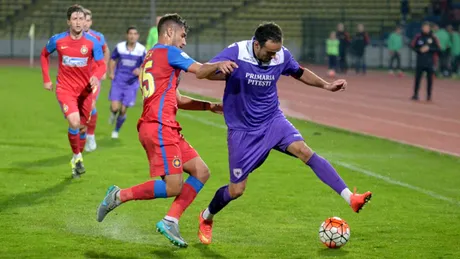 SCM Pitești a pierdut la limită amicalul cu Steaua.** Stanciu a înscris singurul gol al meciului desfășurat pe 