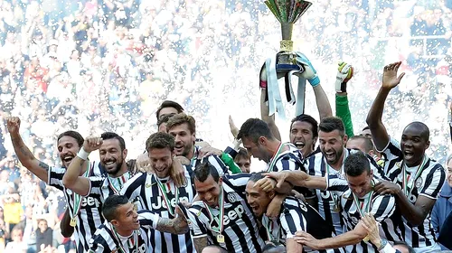 Juventus a încheiat sezonul cu un număr record de puncte, 102