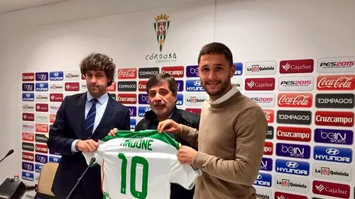 Contract FABULOS pentru Florin Andone! Românul a devenit cel mai bine plătit fotbalist din lotul Cordobei și are o clauză de reziliere record: câștigă de 10 ori mai mult decât în 2014