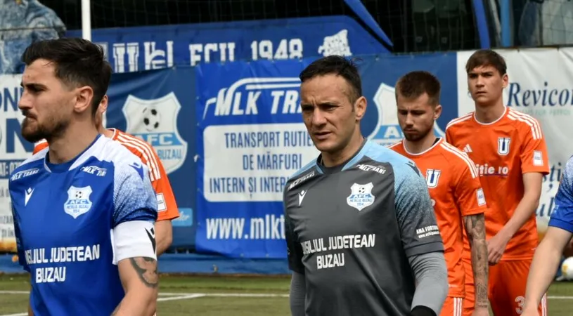 Titular în Liga 2 la 38 de ani! Metalul Buzău, gest de respect față de veteranul Costel Toader: ”Am avut privilegiul să apăr, mi-am adus aminte ce înseamnă un meci aici”