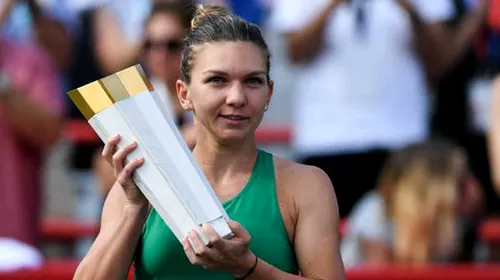 Simona Halep la Cupa Rogers, Toronto. Când începe turneul