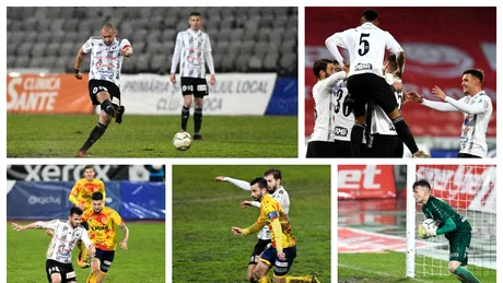 ”U” Cluj, din mocirlă, în play-off! Pe un gazon oribil al Cluj Arenei, golul lui Tamaș a făcut diferența cu Ripensia