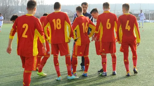 Început dezastruos pentru elevii lui Vintilă în Turul de Elită: România U17 – Slovenia U17 0-3