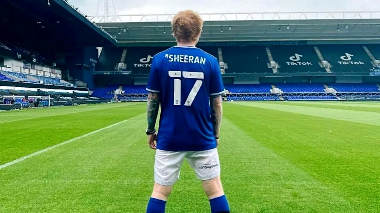 Ed Sheeran e noul fotbalist al lui Ipswich Town! Cea mai sinceră declarație a celebrului cântăreț: „Vreau să promovăm, dar nu se va întâmpla asta dacă joc eu”