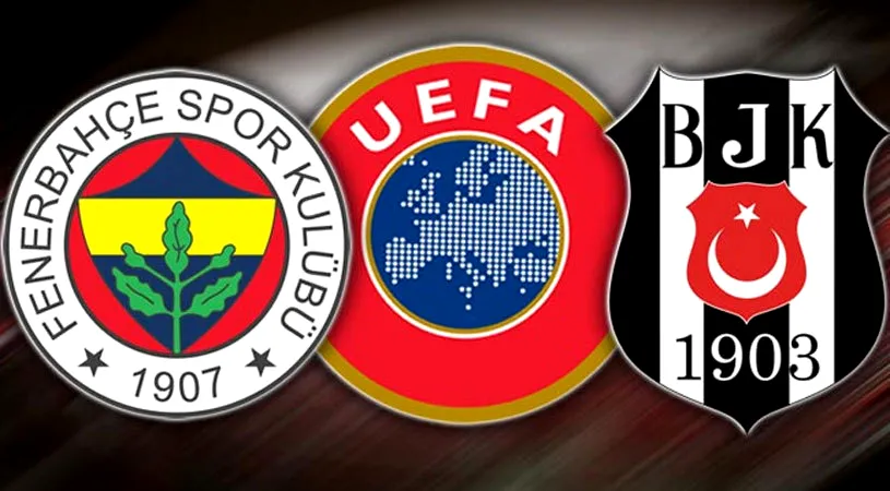 Fenerbahce și Beșiktaș participă în cupele europene, în așteptarea deciziei TAS