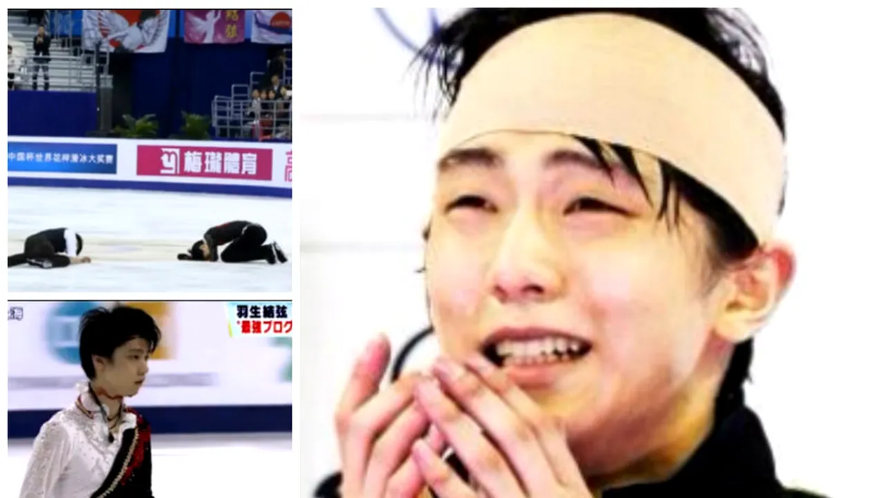 VIDEO | Fantoma de pe patinoar și debut horror de sezon pentru campionul olimpic al patinajului artistic. Yuzuru Hanyu și-a pierdut cunoștința la încălzire și aproape că și-a spart capul, dar a intrat pe gheață pentru programul liber