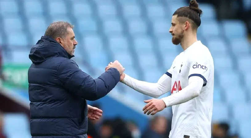 Reacția lui Ange Postecoglou care e o mare problemă pentru Radu Drăguşin! Managerul lui Tottenham a vorbit despre ce fel de transferuri îşi doreşte şi l-a dat exemplu exact pe Micky van de Ven, rivalul direct pe post al românului