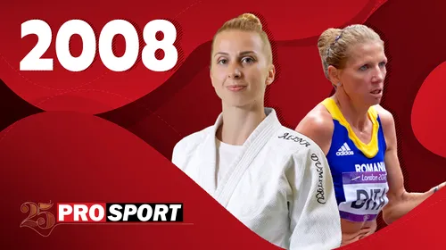 ProSport 25 – 2008. Egali cu campionii lumii la Euro. Triumful Alinei Dumitru la judo,  la Olimpiadă, Maratonul de aur al Constantinei Diță și solul magnific al Sandrei Izbașa