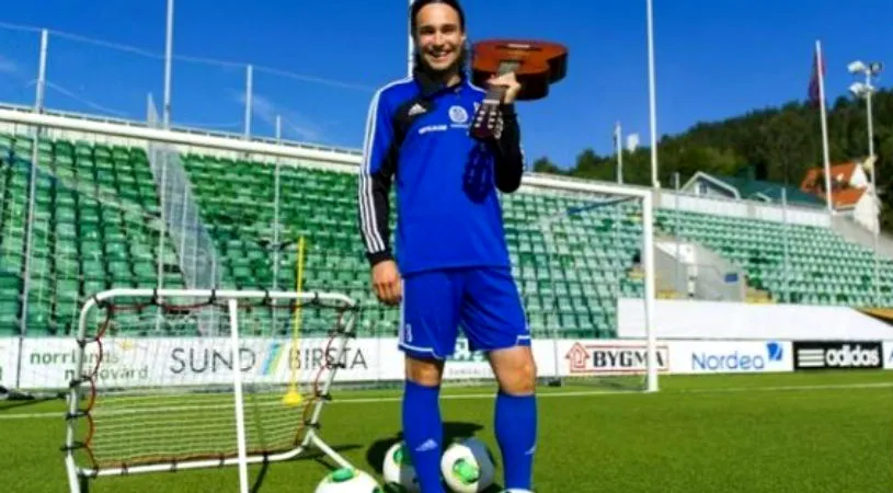 Cântărețul - fotbalist din Suedia. A câștigat Pop Idol și joacă în prima ligă