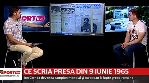 VIDEO DE COLECȚIE! Cum a câștigat Ion Țiriac un turneu după ce s-a dat cu banul :) Presa zilei din urmă cu 50 de ani: 9 iunie 1965