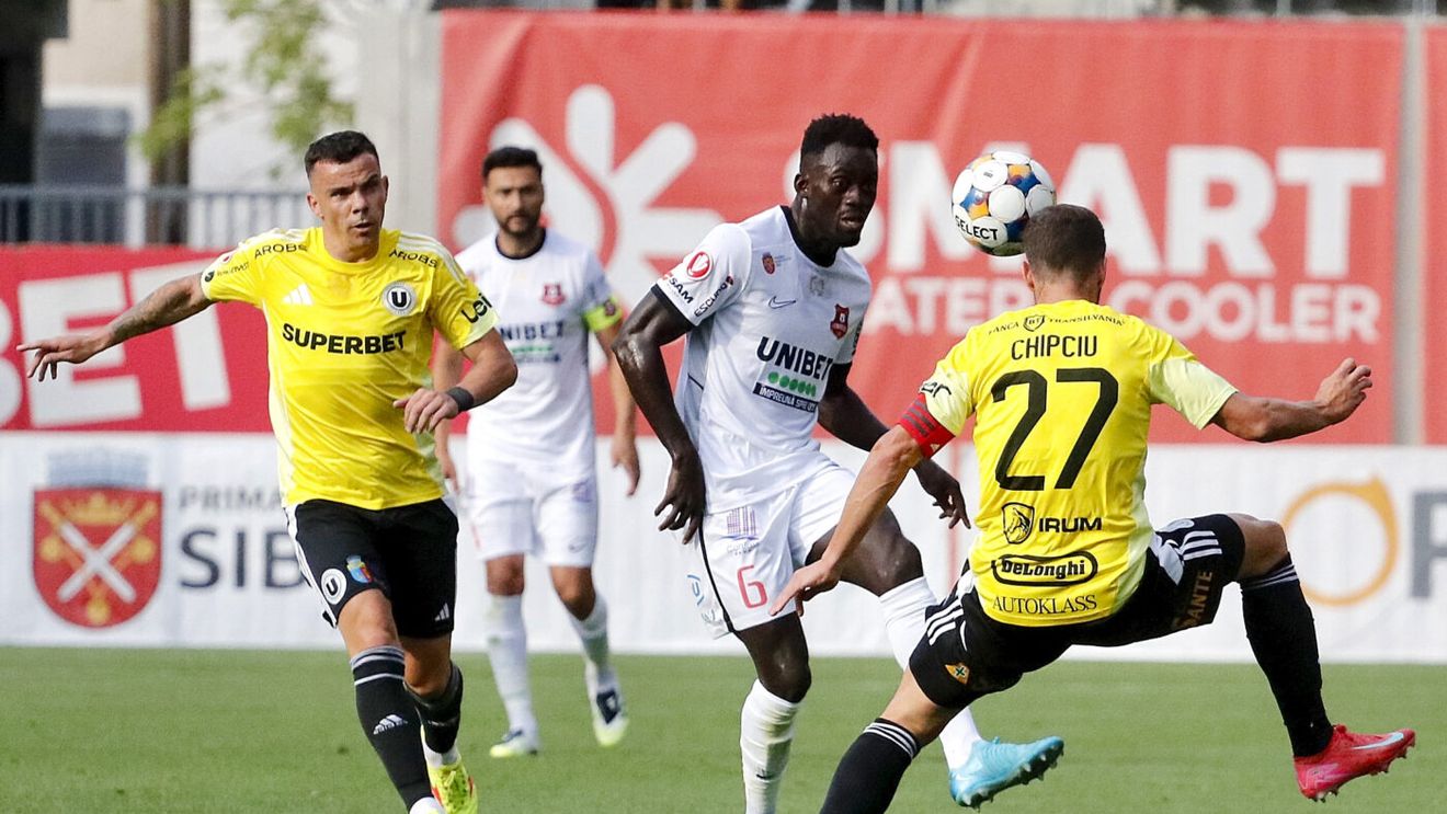 FC Hermannstadt - U Cluj 2-2,  în etapa cu numărul 4 din Superliga. Spectacol total la Sibiu cu 4 goluri