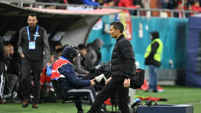 Costel Gâlcă nu s-a ferit să vorbească de părțile slabe ale Rapidului în derby-ul cu Dinamo: „Jucam fără sens așa”