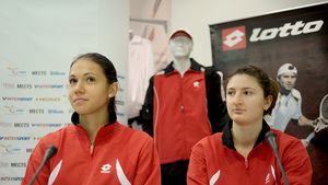 Antrenament al echipei de Fed Cup a României deschis publicului înainte de meciul cu Canada