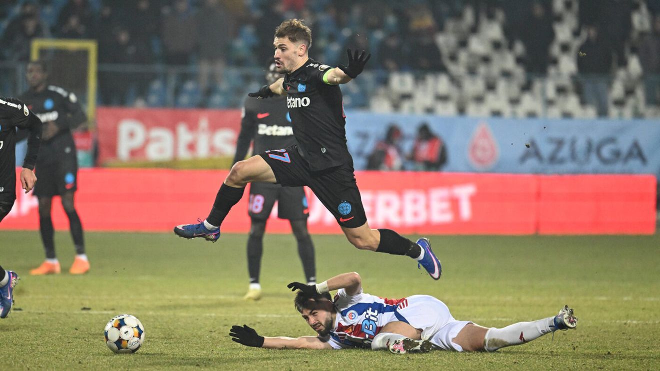 FCSB - Oțelul Galați, Live Text Online de la 20:00, în etapa 4 din play-out-ul Superligii. Echipele de start. Campioana coboară de pe podium dacă pierde