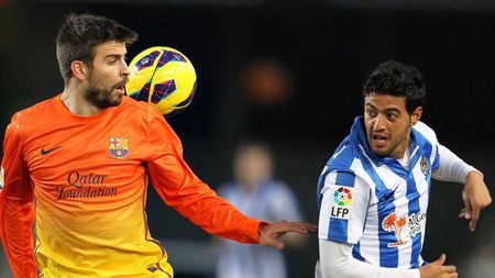 Barcelona, la primul eșec din acest sezon!** Catalanii au condus cu 2-0, dar au pierdut remiza cu un gol luat în ultimele secunde: Sociedad - BarÃ§a 3-2