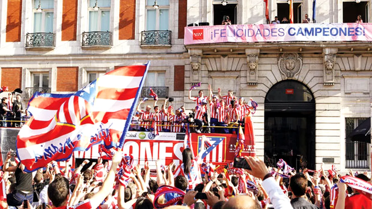 Fiesta în alb și roșu!** 50.000 de suporteri ai lui Atletico au sărbătorit câștigarea Europa League alături de favoriți