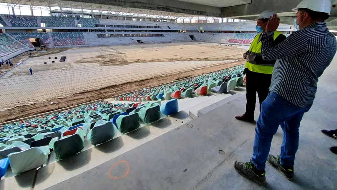 FOTO | Imagini noi de la stadionul Steaua. ”Lucrările evoluează conform planificării. Pe șantier sunt aproximativ 550 de muncitori”