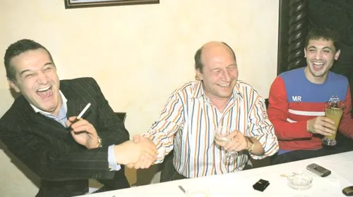 Cât a băut Traian Băsescu la celebra petrecere de la Golden Blitz, după sfertul UEFAntastic Steaua – Rapid. Rădoi: „Am stat toată seara lângă el!”