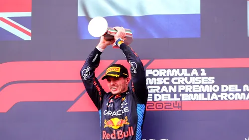 Max Verstappen, victorie fabuloasă la Imola! E de neoprit