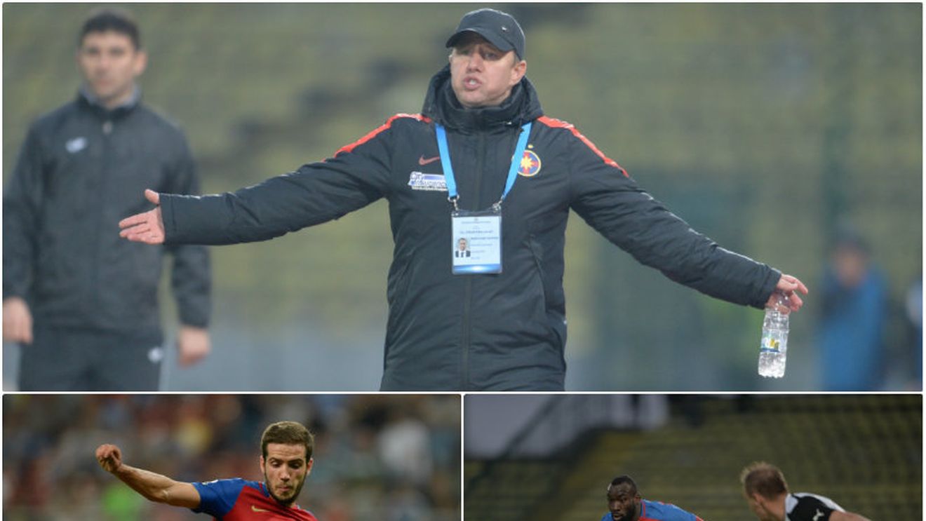 Marica, OUT din lotul Stelei pentru meciul cu Astra. Pe cine a ales Reghe pentru postul de atacant și cum va arăta primul "11"