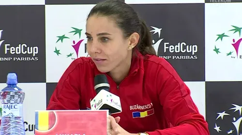 Cehia – România, Fed Cup | Mihaela Buzărnescu trage concluziile: „Nu am ce să-mi reproșez, nu m-am gândit vreo clipă că voi pierde”