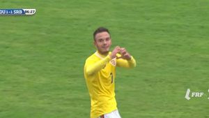 Fiul lui Narcis Răducan, gol de excepție pentru România U18, în meciul cu Serbia | VIDEO